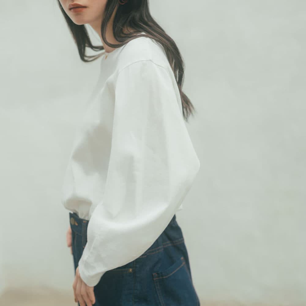 ビックスリーブTシャツ | 轟木節子がつくる、気持ちのいい服。ビワ
