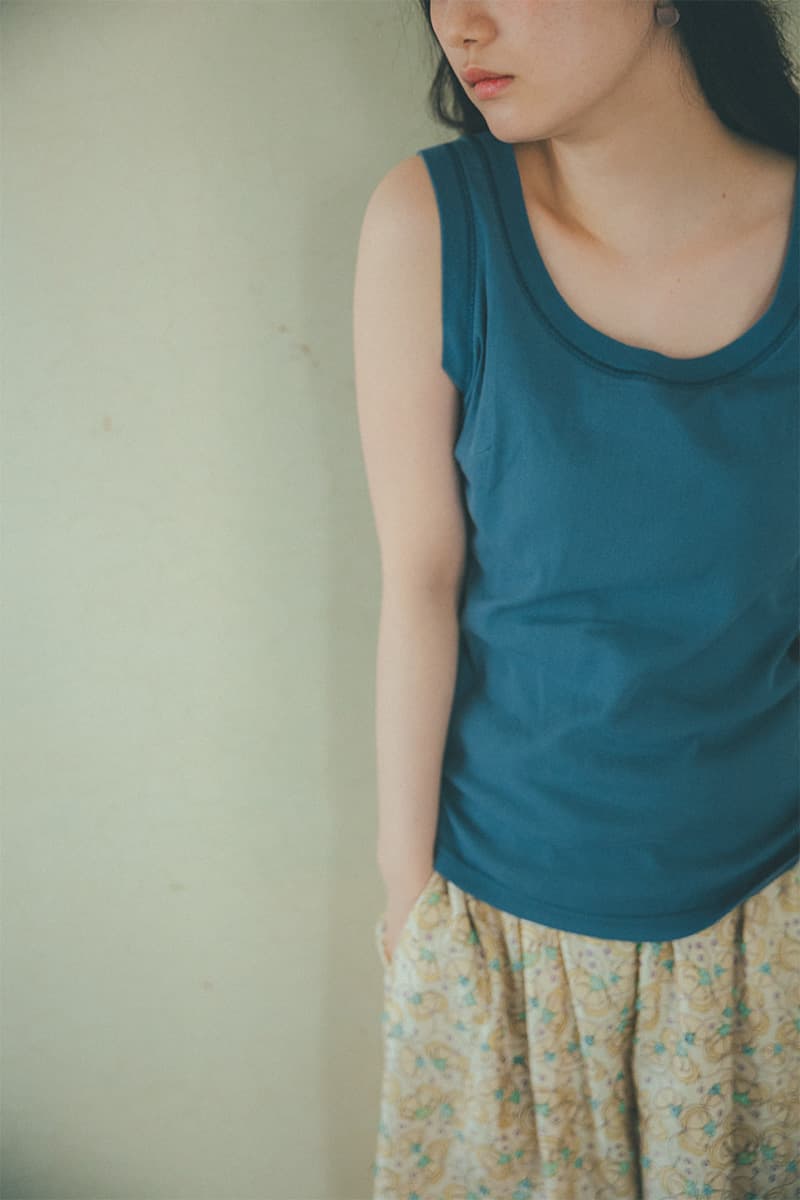 タンクトップ | 轟木節子がつくる、気持ちのいい服。BIWACOTTON - ほぼ