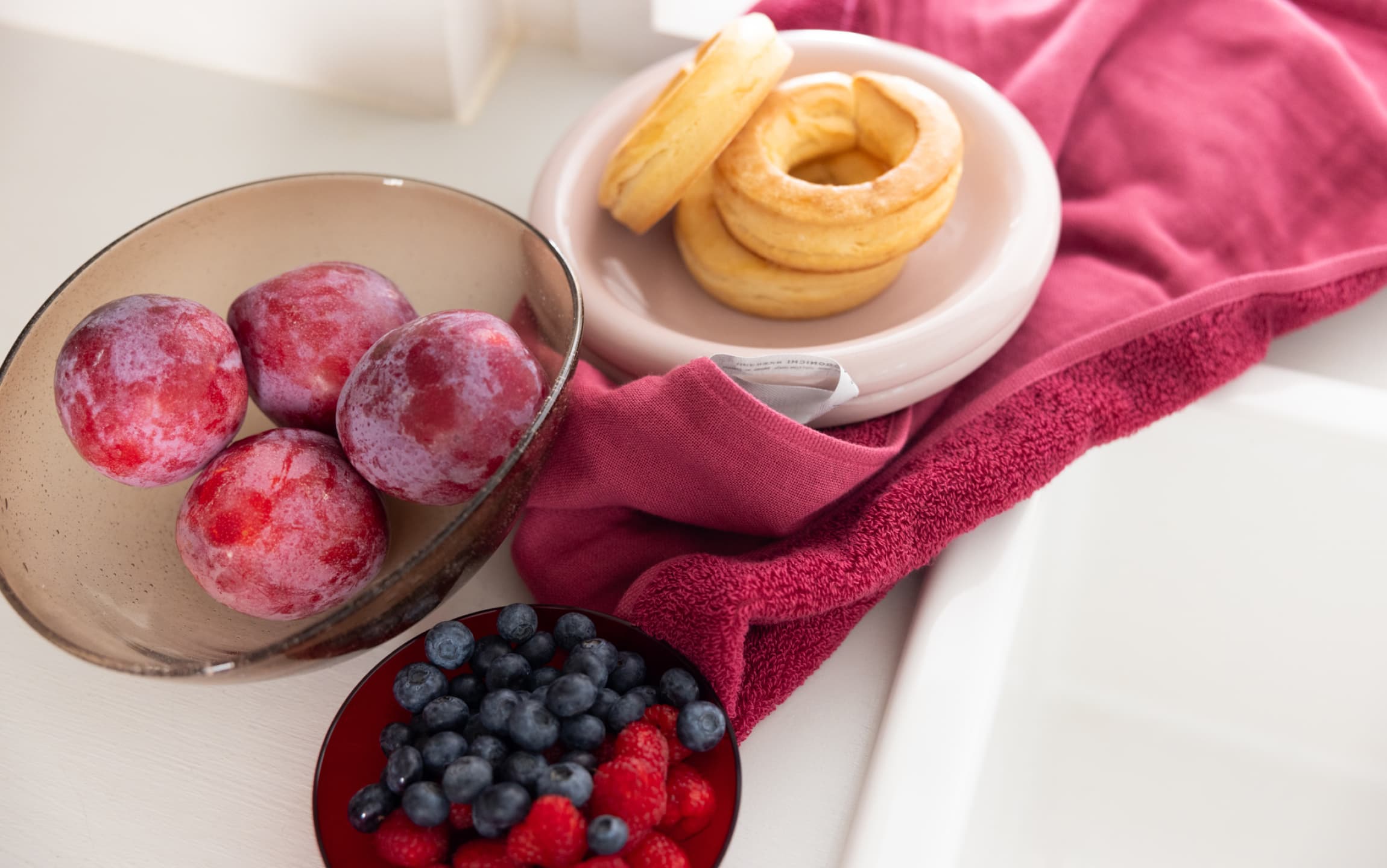 ボタニカル・ダイ（ベリー） - やさしいタオル - ほぼ日刊イトイ新聞