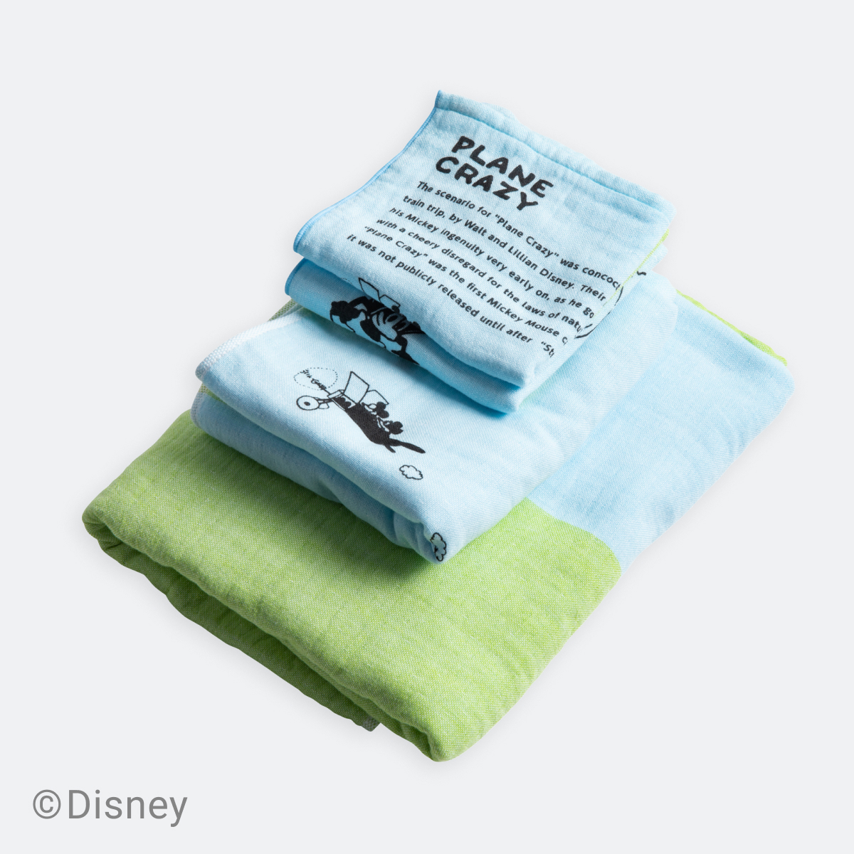 未開封未使用 Disney ミニタオル 日本製 ミッキーシェイプ Disney