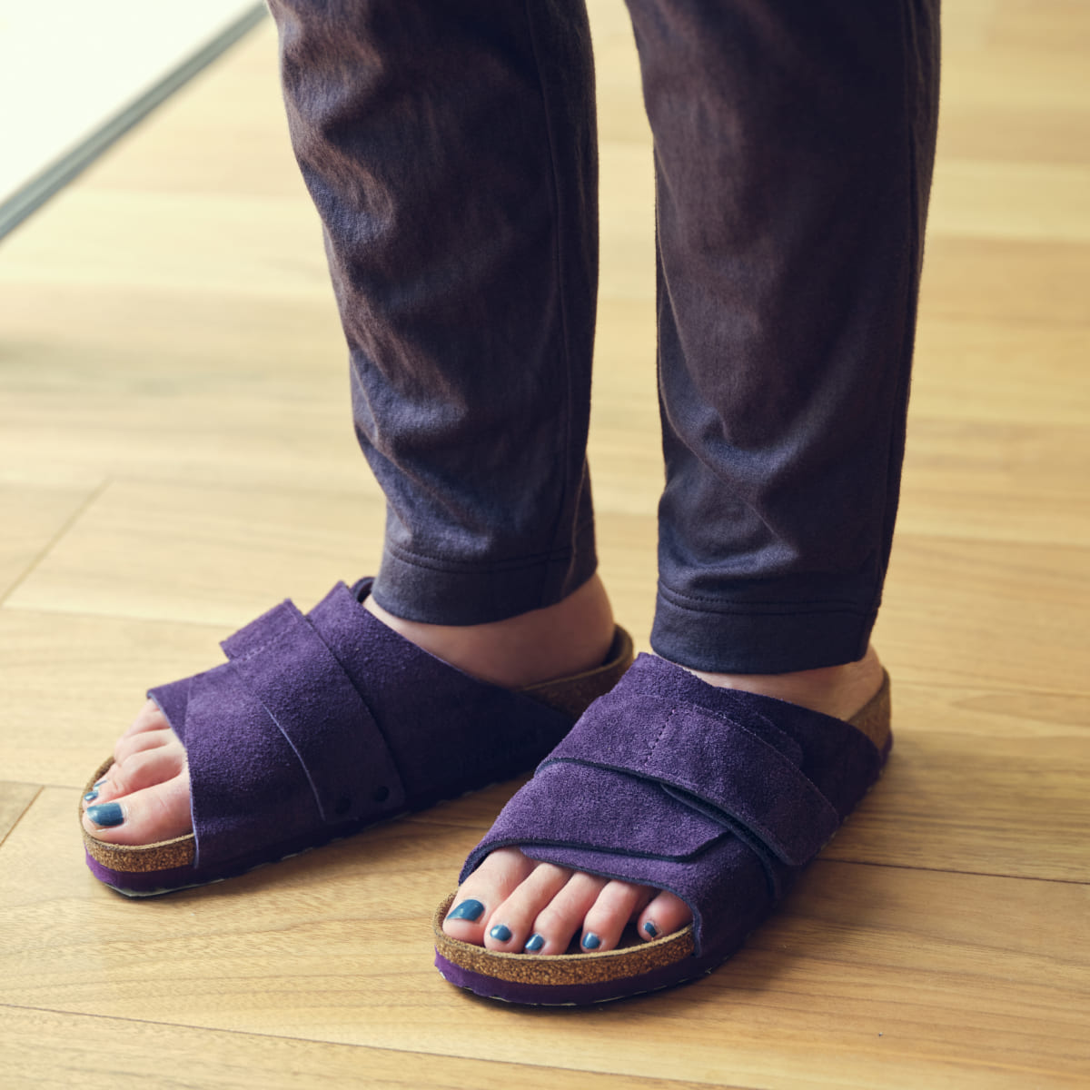 わたの つきのみせ×watanomama テーパードパンツ