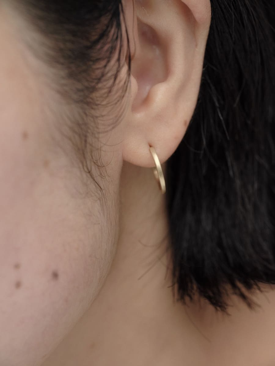 フープピアス L - ひとさじのジュエリーune pincée - ほぼ日刊イトイ新聞 