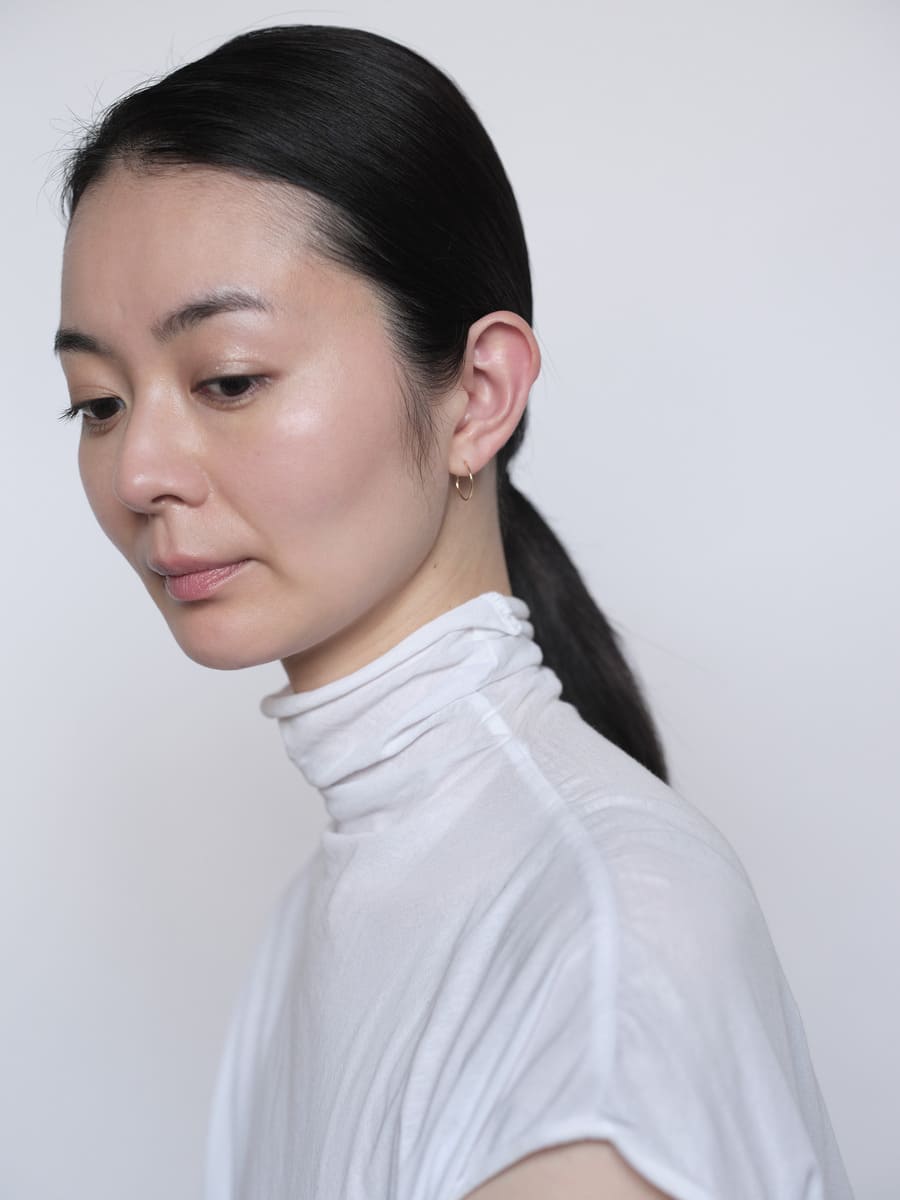 フープピアス・グラッセ／15mm - ひとさじのジュエリーune