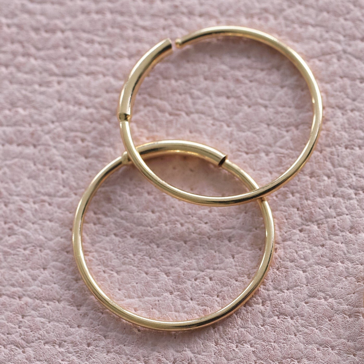 フープピアス・グラッセ／15mm - ひとさじのジュエリーune pincée - ほぼ日