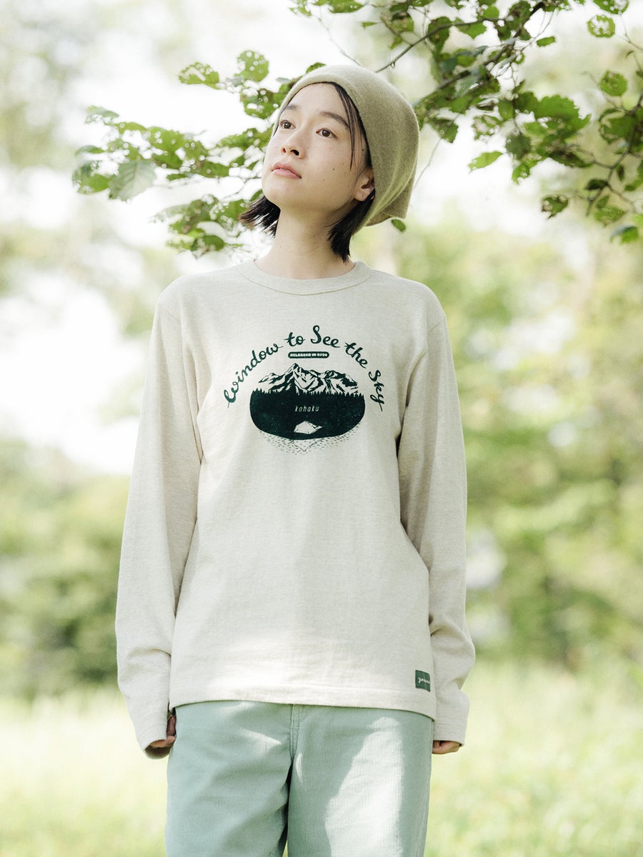 WAREHOUSE & CO. × yozora ロングスリーブTシャツ - yozora - ほぼ 
