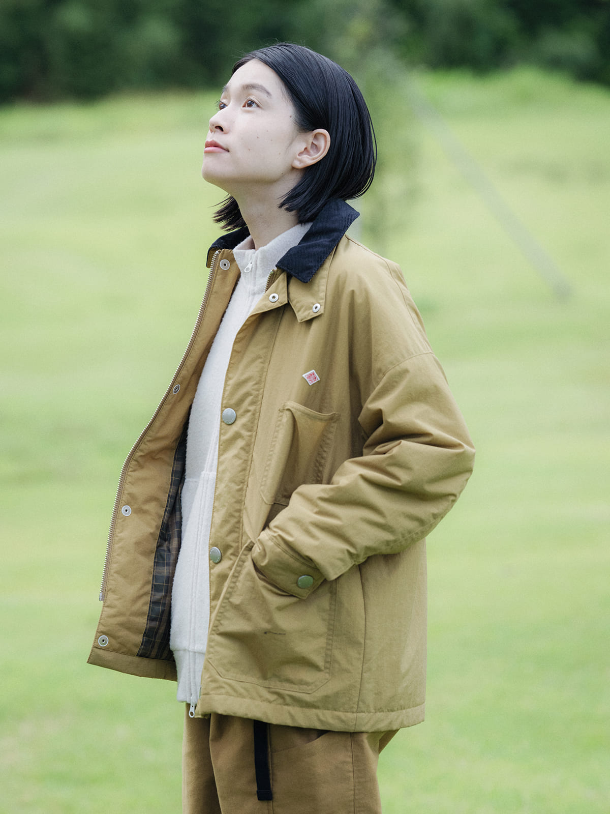 Heidiほぼ日 yozora フラッフィーウール カーディガンジャケット フラッフィーウール カーディガンジャケット - yozora - ほぼ