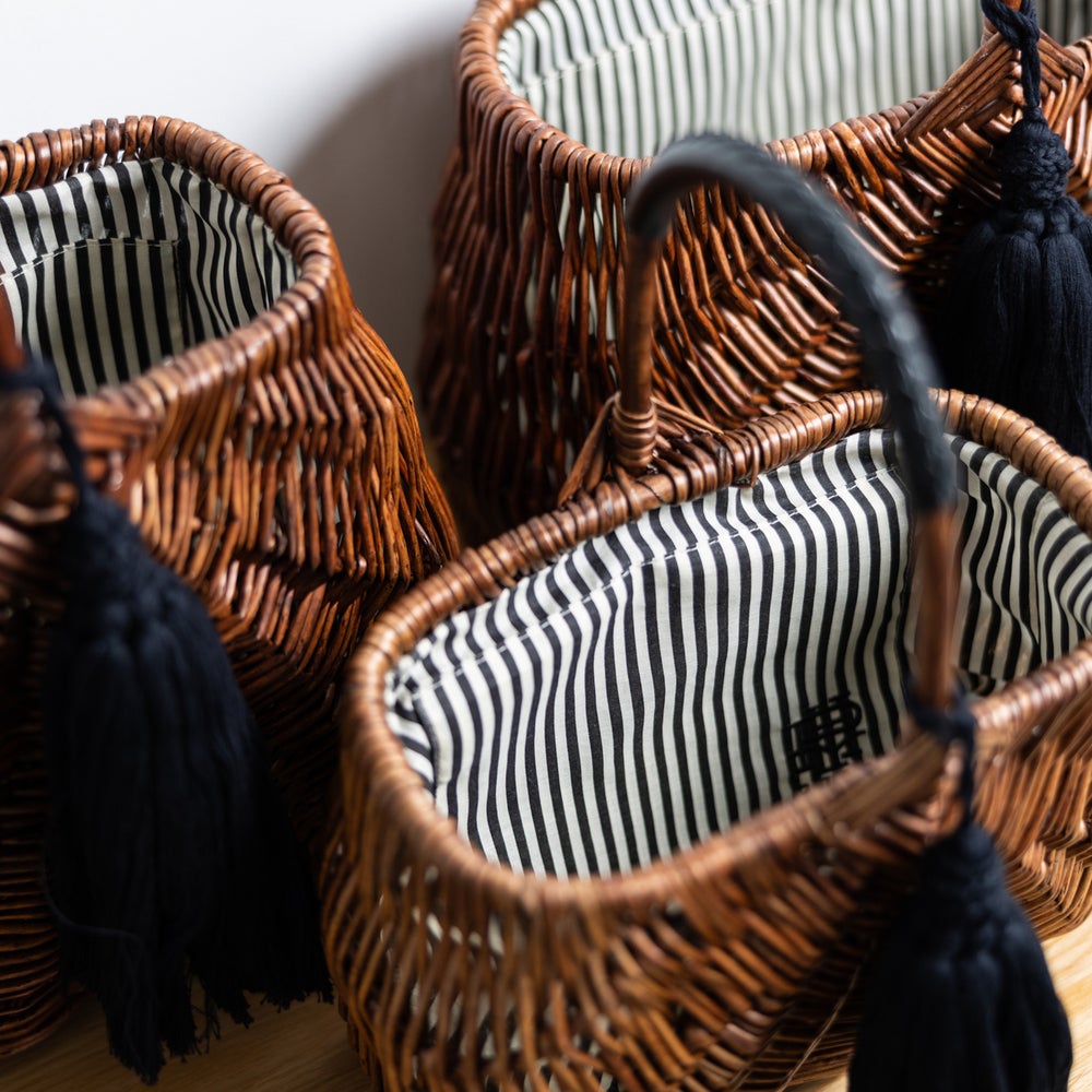 Pale Jute weekend basket | 石田ゆり子さんが一緒に暮らすものたち  